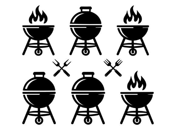BBQ Grill Icon Set Vector: Smart Choices for Creators and Small Businesses