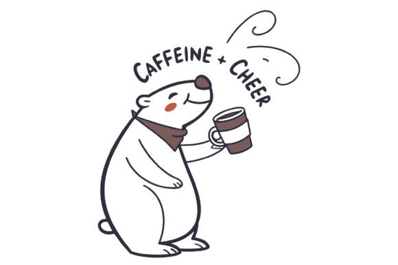 Caffeine Cheer Christmas PNG