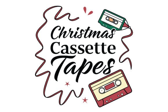 Christmas Cassette Tapes PNG