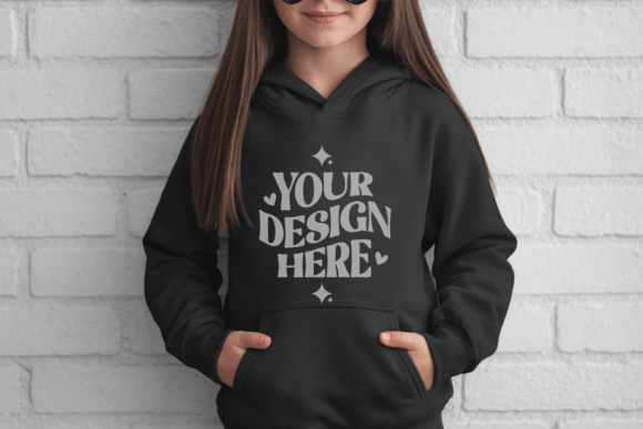 Gildan 18500B Hoodie Valentine Mockup 25