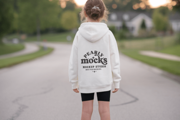 Gildan 18500B Kids Hoodie Back Mockup 16: Turn Your Designs Into Compelling Visuals—Fast and Professionally