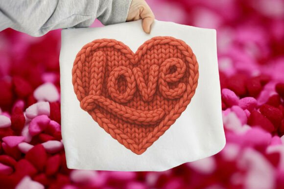 Knitted Yarn Groovy Love PNG: High-Fidelity Creative Fuel for Modern Makers