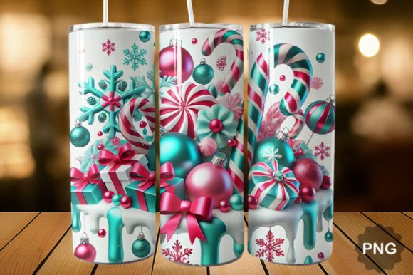 Merry Christmas Tumbler Wrap 20oz: A High-Resolution Digital Design for Versatile Holiday Crafting
