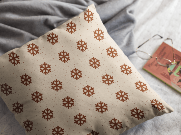 Nordic Winter Snowflakes: Minimalist Nordic Pattern