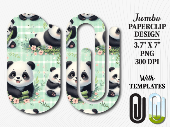 Panda Bear Kawaii Jumbo Paperclip