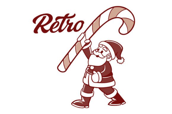 Retro Christmas PNG: High-Quality, Versatile Digital Art for Holiday Creativity