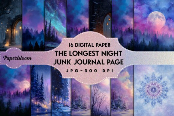 The Longest Night Junk Journal Page: A Multilayered Tool for Creative Expression and Narrative Depth