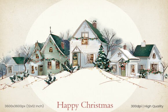 What Is Watercolor House PNG Clipart—and Why It’s Perfect for Your Holiday Designs