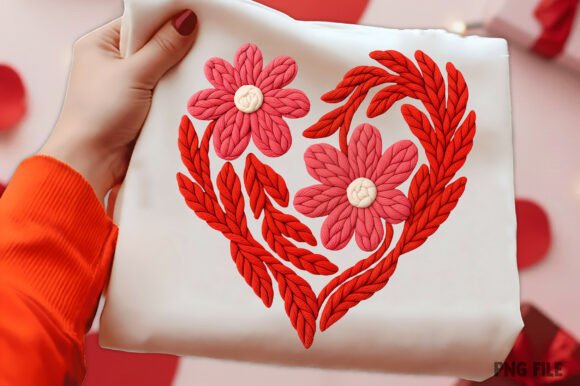 Yarn Crochet Valentine’s Day PNG: A Practical Asset for Creative Workflows